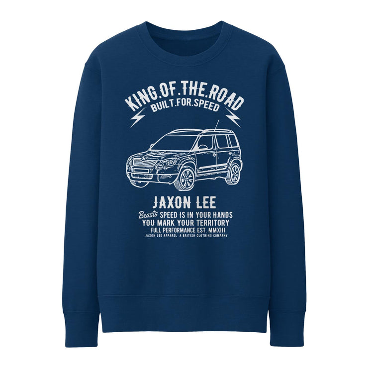 JL King Illustration for a Skoda Yeti Motorcar fan Jumper