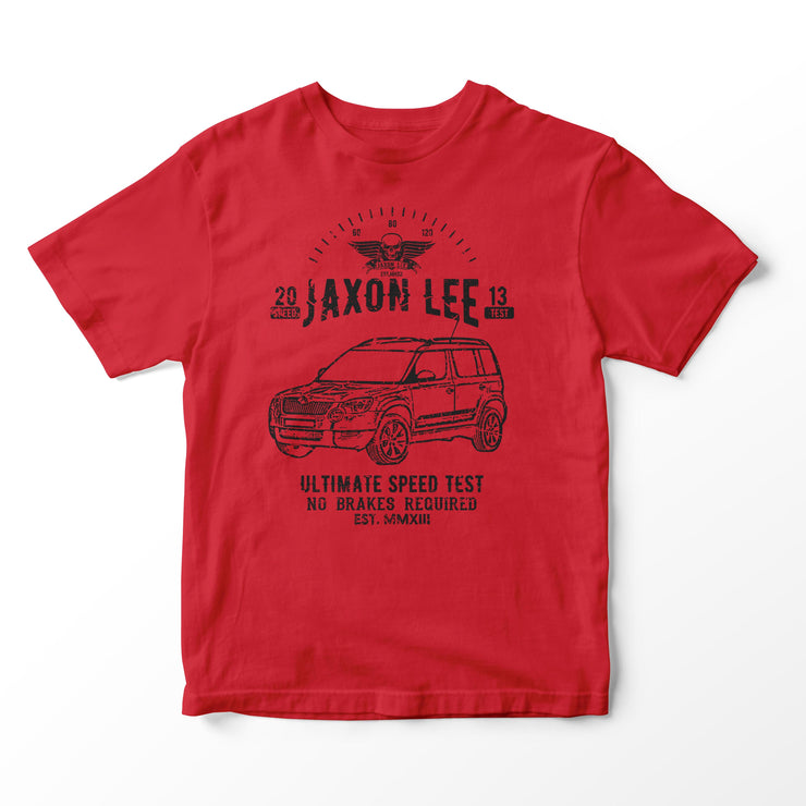 JL Speed Illustration for a Skoda Yeti Motorcar fan T-shirt