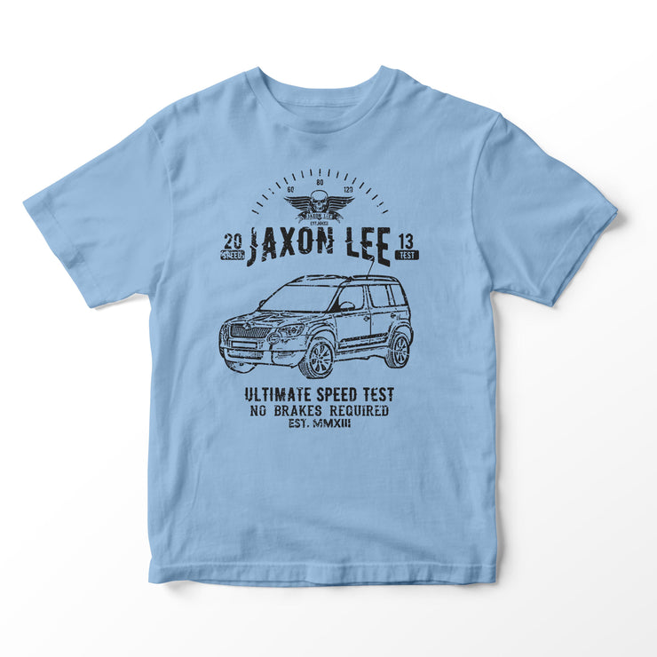 JL Speed Illustration for a Skoda Yeti Motorcar fan T-shirt
