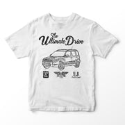 JL Ultimate Illustration for a Skoda Yeti Motorcar fan T-shirt