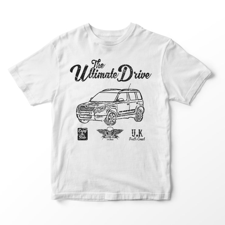 JL Ultimate Illustration for a Skoda Yeti Motorcar fan T-shirt