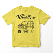 JL Ultimate Illustration for a Skoda Yeti Motorcar fan T-shirt