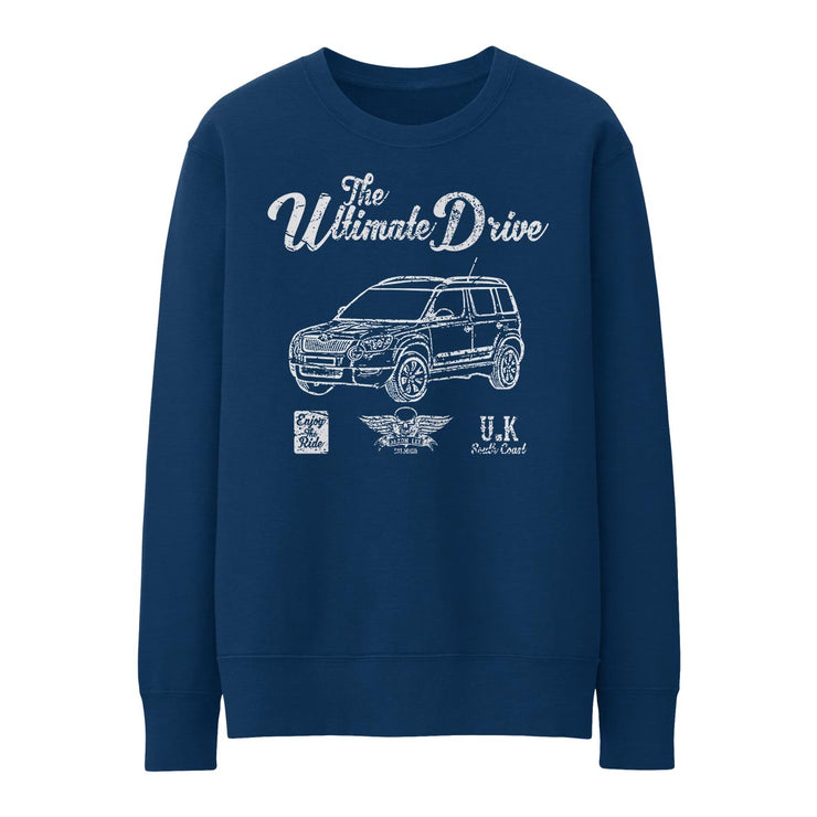 JL Ultimate Illustration for a Skoda Yeti Motorcar fan Jumper