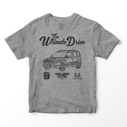 JL Ultimate Illustration for a Skoda Yeti Motorcar fan T-shirt