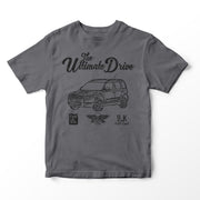 JL Ultimate Illustration for a Skoda Yeti Motorcar fan T-shirt