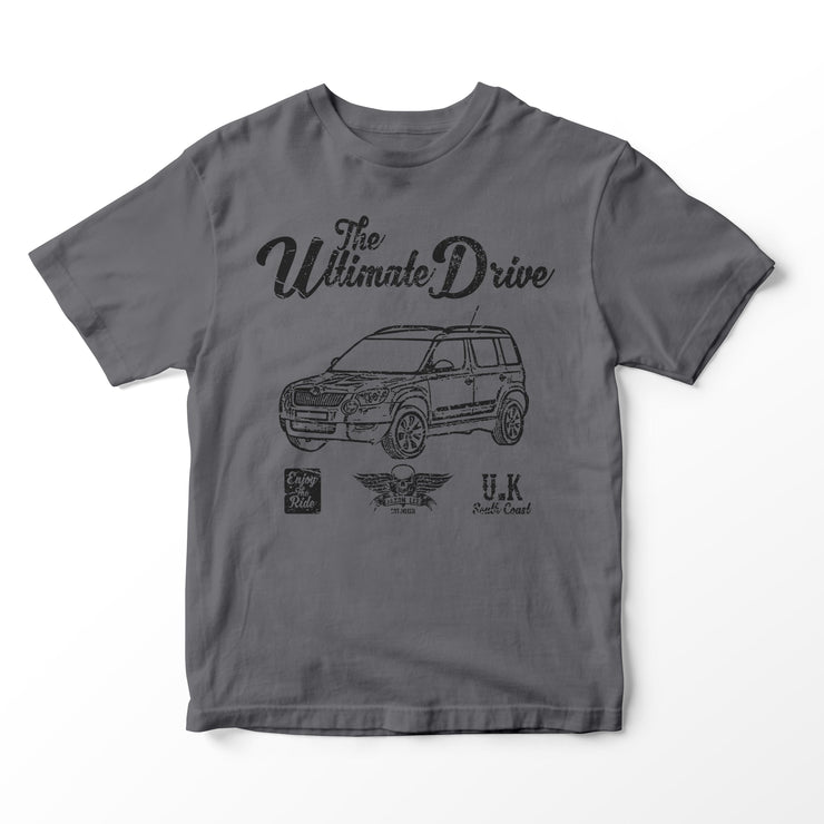 JL Ultimate Illustration for a Skoda Yeti Motorcar fan T-shirt