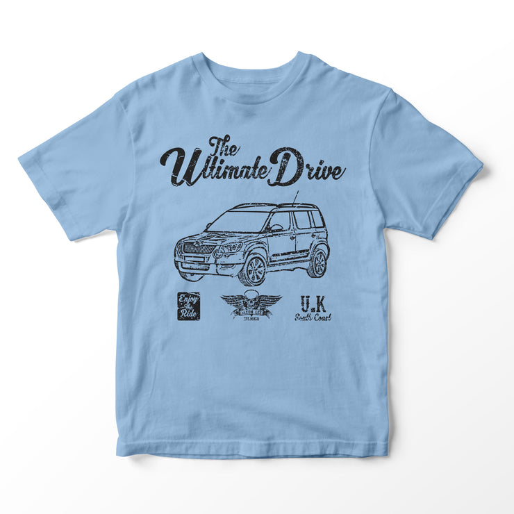 JL Ultimate Illustration for a Skoda Yeti Motorcar fan T-shirt