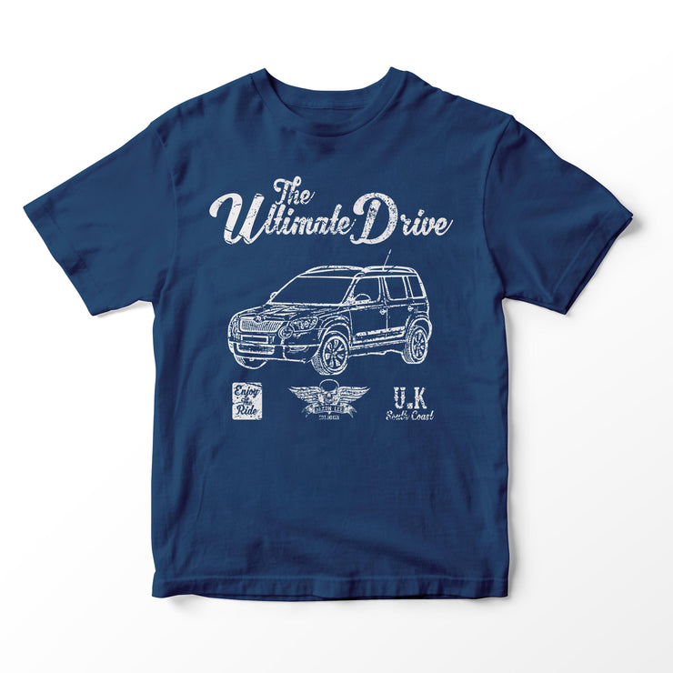 JL Ultimate Illustration for a Skoda Yeti Motorcar fan T-shirt