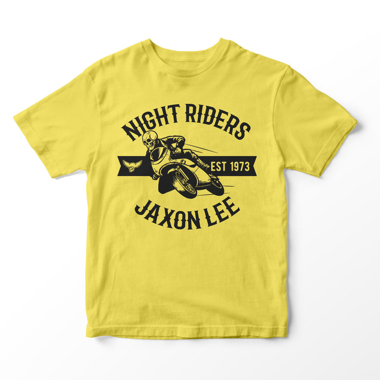 Jaxon Lee Night Riders - Skull Rider Black Print - T-shirt