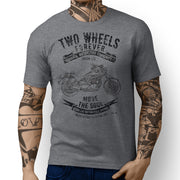 JL Soul Art Tee aimed at fans of Triumph America Motorbike - Jaxon lee