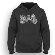 JL Illustration For A Ducati Superbike 888 Motorbike Fan Hoodie