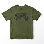 JL Illustration For A Ducati Superbike 888 Motorbike Fan T-shirt