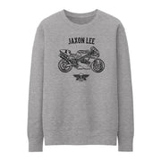 JL Basic Illustration for a Ducati Superbike 888 Motorbike fan Jumper