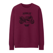 JL Basic Illustration for a Ducati Superbike 888 Motorbike fan Jumper