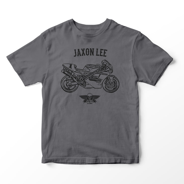 JL Basic Illustration for a Ducati Superbike 888 Motorbike fan T-shirt