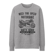 JL Speed Illustration for a Ducati Superbike 888 Motorbike fan Jumper