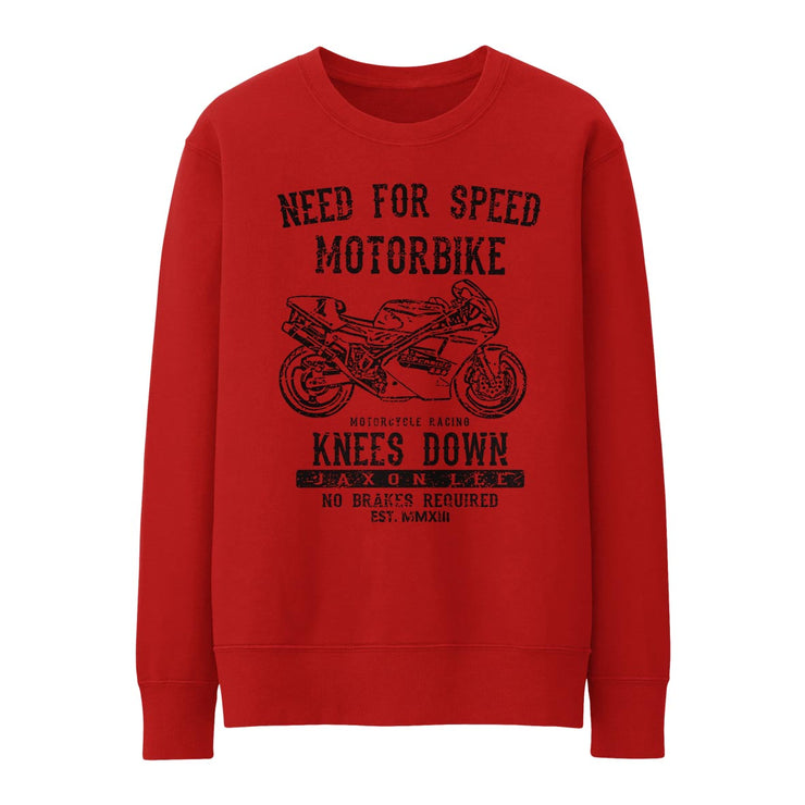 JL Speed Illustration for a Ducati Superbike 888 Motorbike fan Jumper