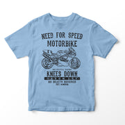 JL Speed Illustration for a Ducati Superbike 888 Motorbike fan T-shirt