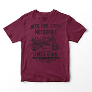 JL Speed Illustration for a Ducati Superbike 888 Motorbike fan T-shirt
