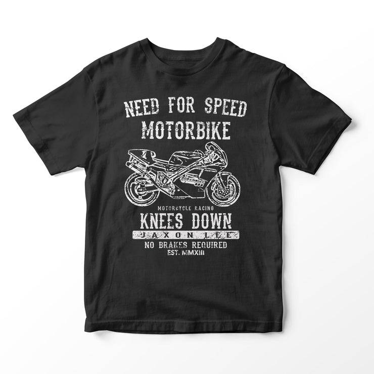 JL Speed Illustration for a Ducati Superbike 888 Motorbike fan T-shirt
