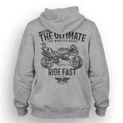 JL Ultimate Illustration For A Ducati Superbike 888 Motorbike Fan Hoodie