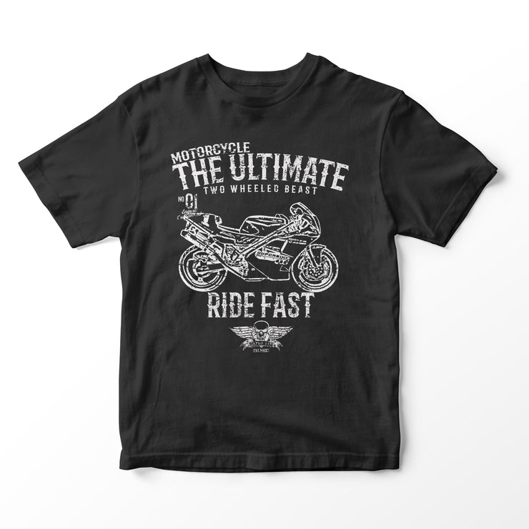 JL Ultimate Illustration for a Ducati Superbike 888 Motorbike fan T-shirt