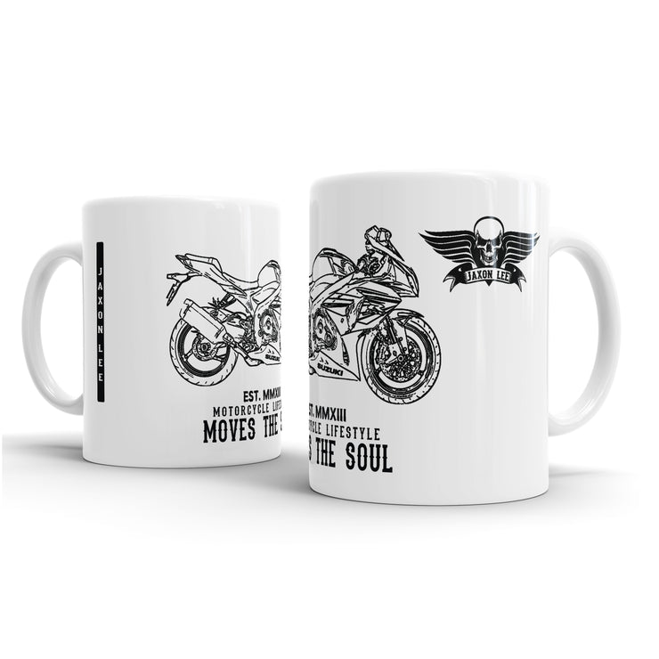 JL Illustration For A Suzuki GSXR 1000 2014 Motorbike Fan – Gift Mug