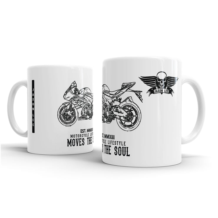 JL Illustration For A Suzuki GSXR 1000 R 2017 Motorbike Fan – Gift Mug