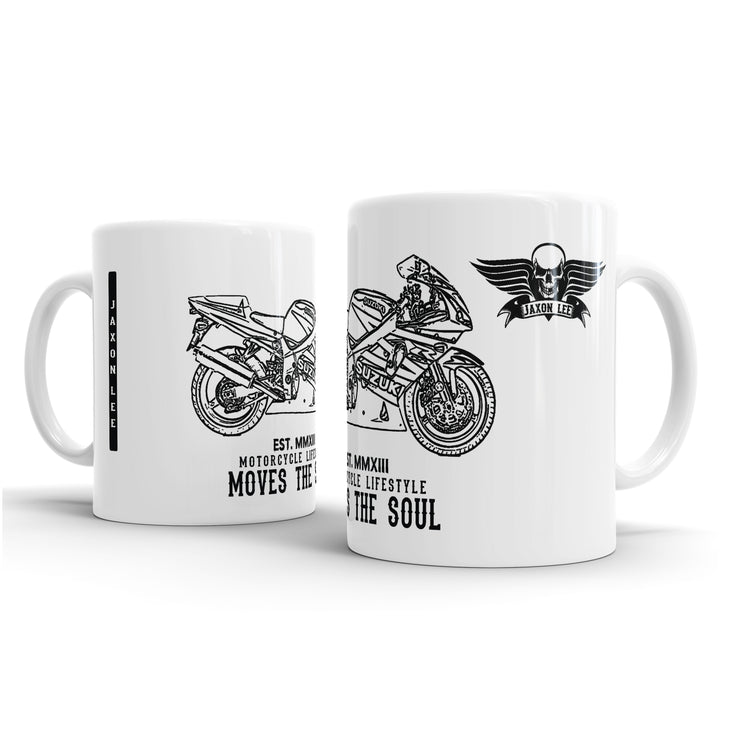 JL Illustration For A Suzuki GSXR 600 2003 Motorbike Fan – Gift Mug