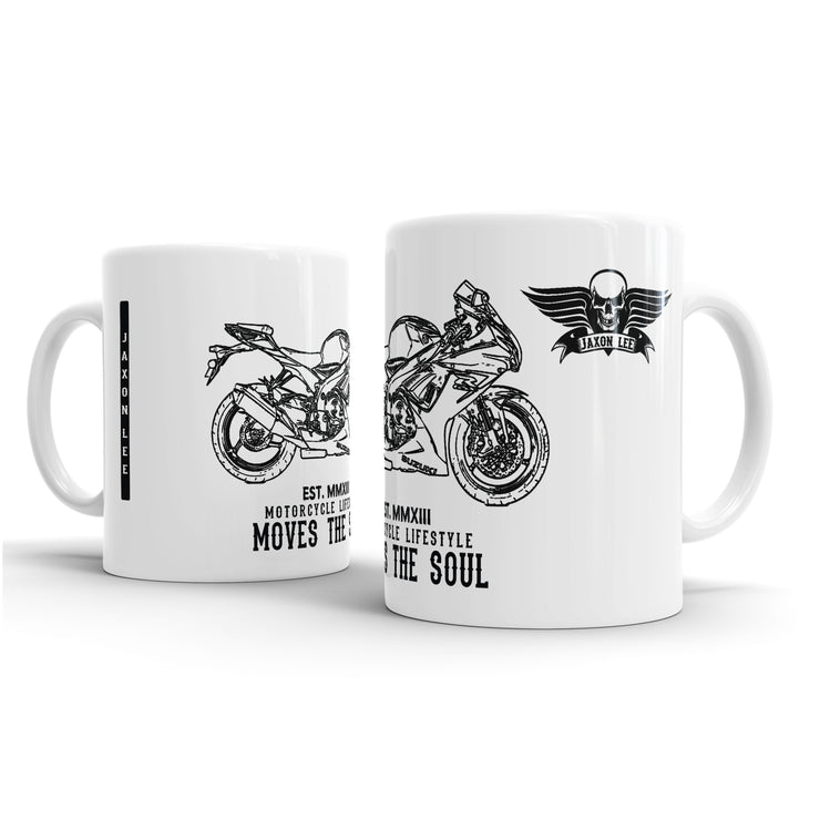 JL Illustration For A Suzuki GSXR 600 2016 Motorbike Fan – Gift Mug