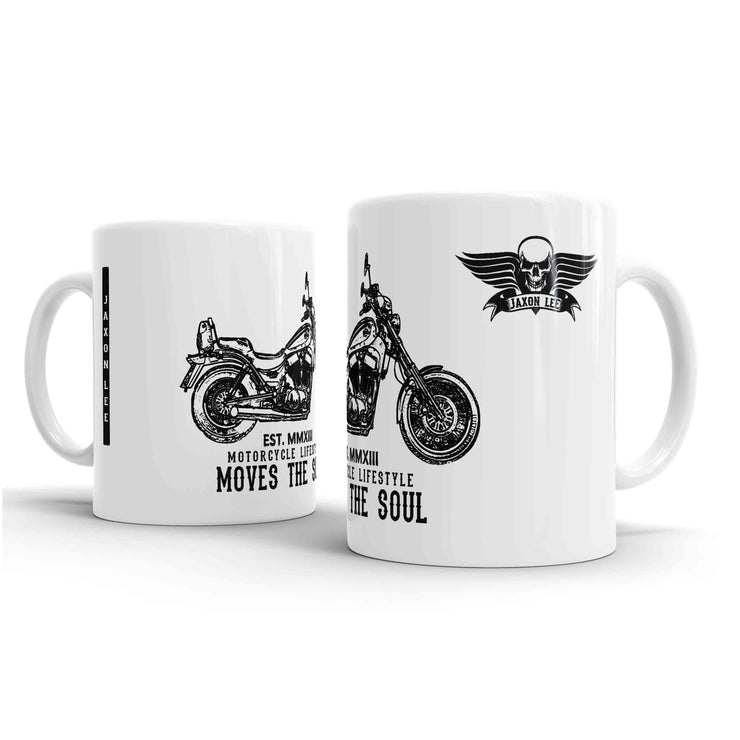 JL Illustration For A Suzuki Intruder VS1400 Motorbike Fan – Gift Mug