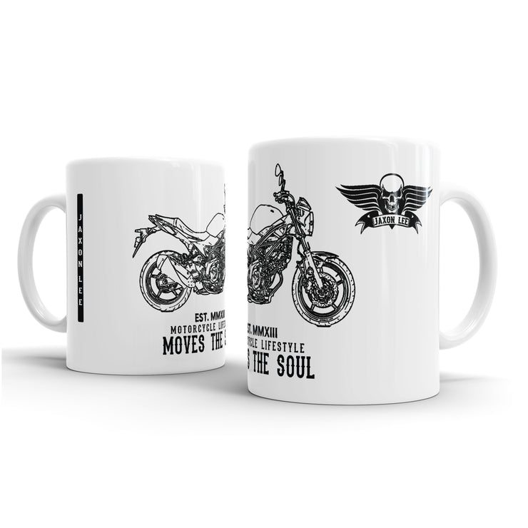 JL Illustration For A Suzuki SV650 2017 Motorbike Fan – Gift Mug