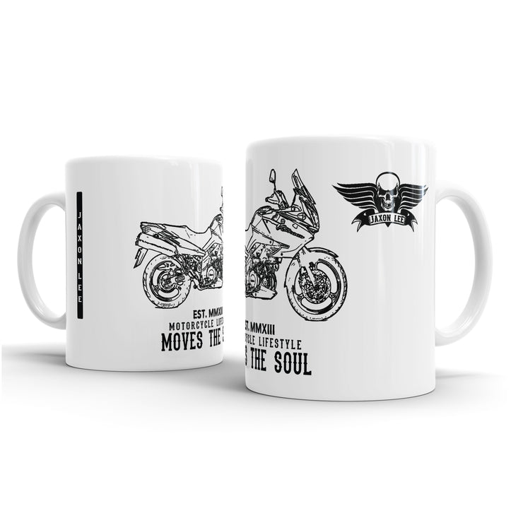 JL Illustration For A Suzuki V Strom 1000 2012 Motorbike Fan – Gift Mug