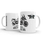 JL Illustration For A Suzuki V Strom 1000XT Motorbike Fan – Gift Mug