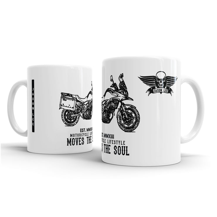 JL Illustration For A Suzuki V Strom 650XT 2016 Motorbike Art – Gift Mug