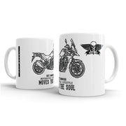 JL Illustration For A Suzuki V Strom 650XT 2017 Motorbike Fan – Gift Mug