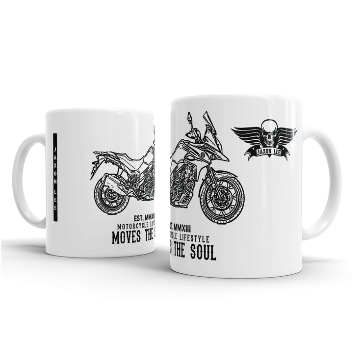 JL Illustration For A Suzuki V Strom 650XT 2017 Motorbike Fan – Gift Mug