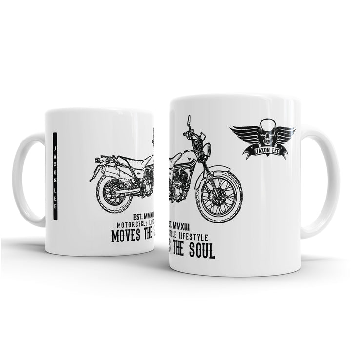 JL Illustration For A Suzuki VanVan 125 2012 Motorbike Fan – Gift Mug