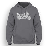 JL Illustration For A Suzuki 600 Bandit Motorbike Fan Hoodie