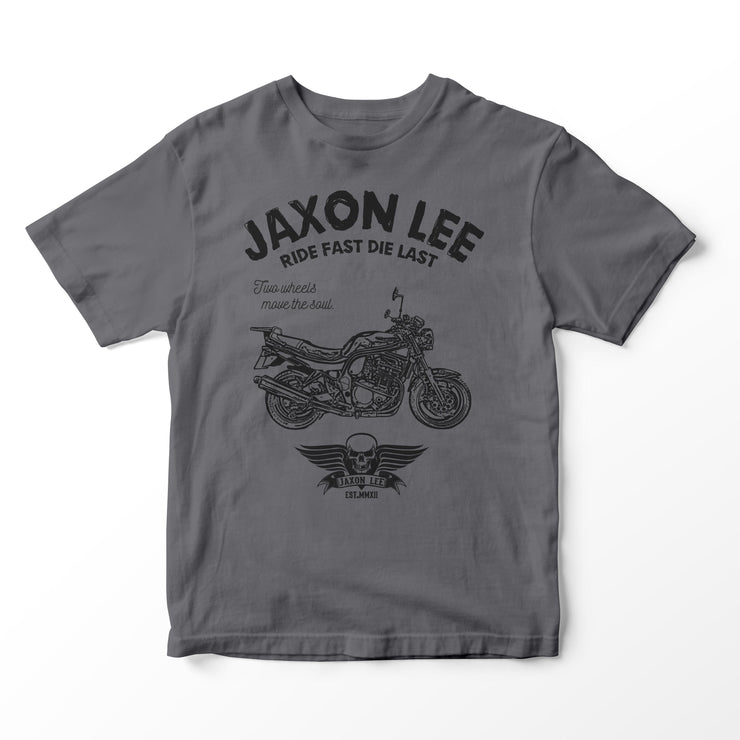 JL Ride Illustration for a Suzuki 600 Bandit Motorbike fan T-shirt
