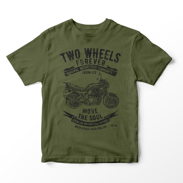 JL Soul Illustration for a Suzuki 600 Bandit Motorbike fan T-shirt
