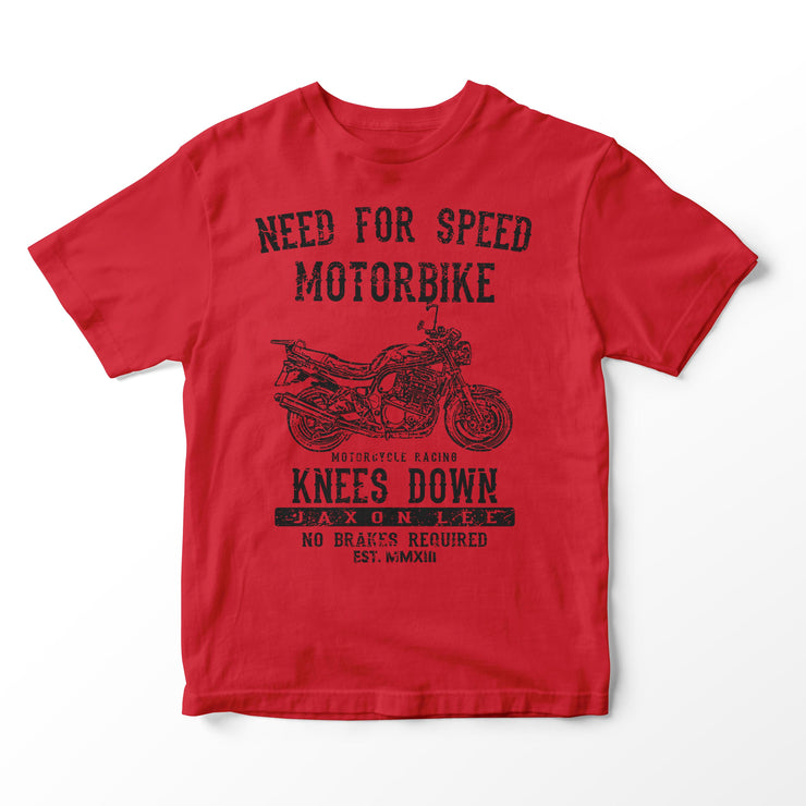 JL Speed Illustration for a Suzuki 600 Bandit Motorbike fan T-shirt