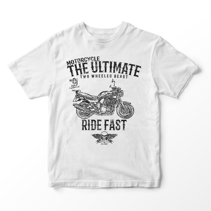 JL Ultimate Illustration for a Suzuki 600 Bandit Motorbike fan T-shirt