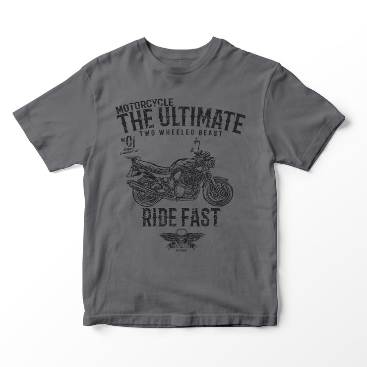 JL Ultimate Illustration for a Suzuki 600 Bandit Motorbike fan T-shirt