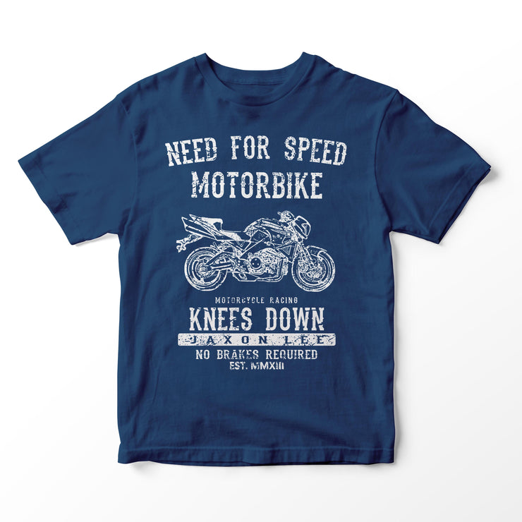 JL Speed Illustration for a Suzuki B-King Motorbike fan T-shirt