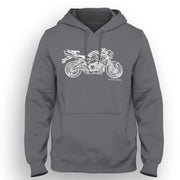 JL Illustration For A Suzuki B-King Motorbike Fan Hoodie