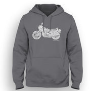 JL Illustration For A Suzuki GS 850G Motorbike Fan Hoodie