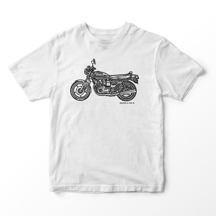 JL Illustration For A Suzuki GS 850G Motorbike Fan T-shirt