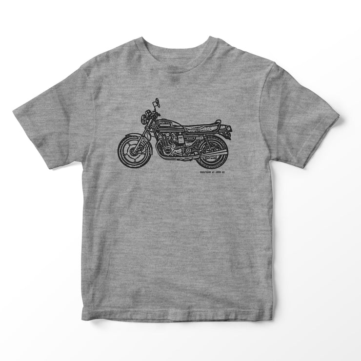 JL Illustration For A Suzuki GS 850G Motorbike Fan T-shirt