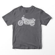 JL Illustration For A Suzuki GS 850G Motorbike Fan T-shirt